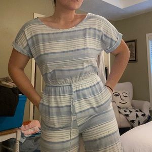 K by Kinnucan’s Linen Striped Jumpsuit